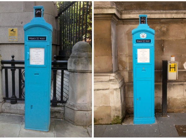 What’s that small Tardis-looking thing? Story behind London’s police telephone posts