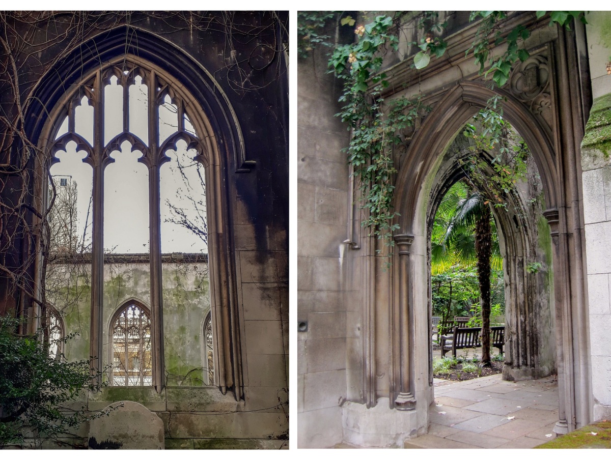 A hidden garden in the City | The ruins of St Dunstan-in-the-East