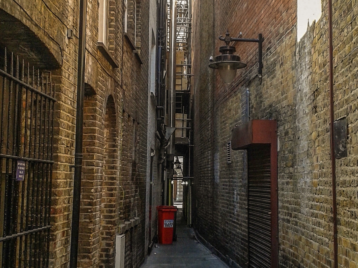 Is this London’s smallest alley? Squeeze down Brydges Place in Covent Garden